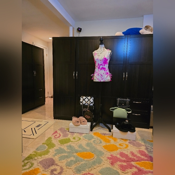 Dolce Vita Swimsuit NWT Size: Small Side Tassels Tie Up Barbiecore - Picture 5 of 8